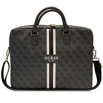 Guess 4G Printed Stripes soma klēpjdatoram līdz 16", melna
