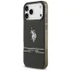U.S. Polo Assn. iPhone 17 Pro Max Case DH and Bottom Stripe Logo MagSafe, Black