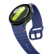 Tech-Protect Silicone Sport Strap for Samsung Galaxy Watch 4 / 5 / 6 / 7 / FE, Blue