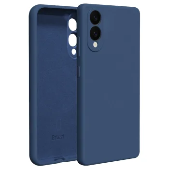 Etteri Silicone Mag vāciņš priekš Samsung Galaxy S25 Edge, tumši zils