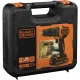 Аккумуляторная ударная дрель-шуруповерт Black & Decker BDCHD18K-QW, 18В, 1x 1.5Ач