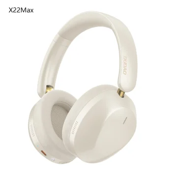 Беспроводные накладные наушники Dudao X22 Max с ANC и Bluetooth 5.4, бежевые