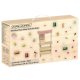 Kruzzel 00024888 Wooden Toy Shop Stand with Accessories for Kids