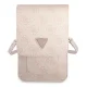 Сумка для смартфона Guess 4G Triangle, розовая