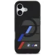 BMW M IML Metal Buttons Tricolor Lines MagSafe vāciņš Apple iPhone 17, Melns