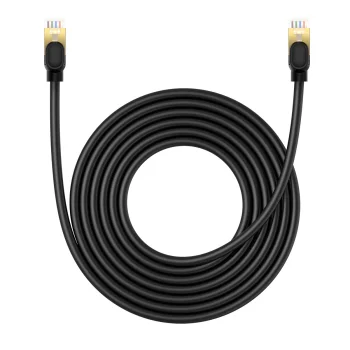 Baseus высокоскоростной Cat 8 40 Гб/с Ethernet кабель 5 м - черный