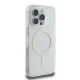 Guess iPhone 16 Pro Case IML Glitter Circle MagSafe, Transparent