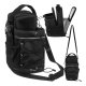 Magnētiskā sporta soma Trizand 4.5L fitnesam, melna