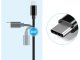 USB-C to USB-A 3.0 OTG adapter for phone, durable, black