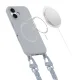 Tech-Protect iPhone 16 vāciņš MagNecklace MagSafe, pelēks