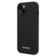 Karl Lagerfeld Glitter Plaque Logo Case for iPhone 14 Plus, Black