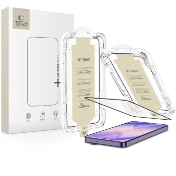 Защитное стекло Tech-Protect Quick Set AR+ для Samsung Galaxy S26 Ultra, Black