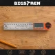 Электронный угломер Bigstren с ЖК-дисплеем и линейкой 200 мм