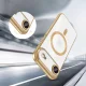 Чехол Tech-Protect для iPhone 17 Air MagFlex MagSafe, прозрачный золотой