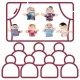 Кукольный театр Плюшевая игрушка на палец 6 шт. | Puppet Theater Plush toy on...
