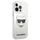Karl Lagerfeld iPhone 13 Pro Max vāciņš Choupette Head, caurspīdīgs