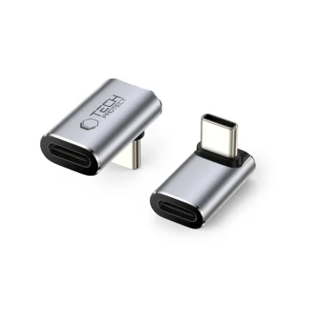Угловой адаптер USB-C Tech-Protect Ultraboost AA02, серый