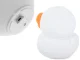 Bērnu LED naktslampiņa Pīle ar pulti, RGB, USB, balta