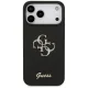 Guess Fixed Glitter Big 4G vāciņš priekš iPhone 17 Pro Max / 18 Pro Max, melns