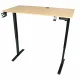 Elektriski regulējams rakstāmgalds 120x60 cm ar atmiņas paneli, gaišs koks/melns