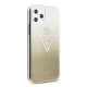 Чехол Guess GUHCN65SGTLGO для iPhone 11 Pro Max Glitter Triangle, золотистый