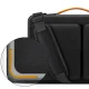 Tech-Protect Defender Laptop Bag 13-14\", Black and Orange