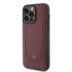 Mercedes iPhone 15 Pro Case Leather Urban Bengale, Red