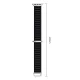 Tech-Protect Nylon Pro siksniņa Apple Watch 44/45/46/49 mm, melna