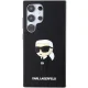 Karl Lagerfeld Samsung Galaxy S24 Ultra Case 3D Rubber Ikonik, Black