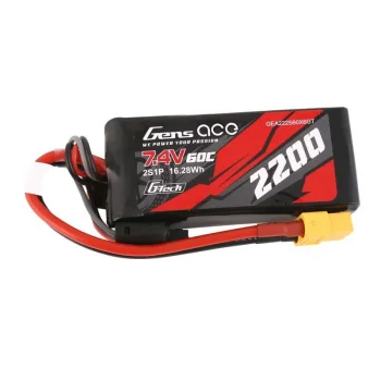 Аккумулятор Gens Ace G-Tech LiPo 2200mAh 7.4V 60C 2S1P XT60