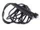 Adjustable Fitness Jump Rope, Black
