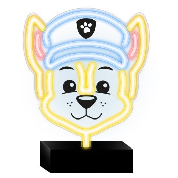 Ķepu patruļa LED neona zīme Chase uz paliktņa OW-120346