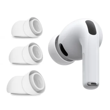 Силиконовые амбушюры Tech-Protect для AirPods Pro 3 (S/M/L) - белые
