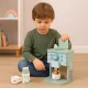 Деревянная кофемашина для детей Ecotoys, набор бариста, 8 деталей