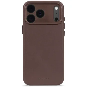 Decoded Leather Backcover MagSafe vāciņš iPhone 17 Pro, Brūns