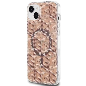 Guess iPhone 15 / 14 / 13 vāciņš IML GCube MagSafe, brūns