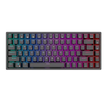 Беспроводная механическая клавиатура Royal Kludge RK84 RGB, красный...