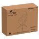 Офисное кресло с подставкой для ног Malatec 26195, черное