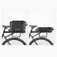 Rockbros A30 ROAD TO SKY saliekama velosipēda bagāžnieka soma 15-30L, pelēka