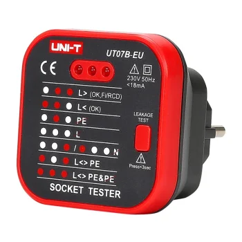 Тестер розеток UNI-T UT07B-EU с проверкой УЗО