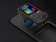 Bluetooth 5.0 FM raidītājs ar brīvroku sistēmu, USB QC, TF, Bass, LCD, 12-24V, melns