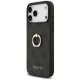 Чехол Guess 4G Ring Stand для iPhone 17 Pro Max - черный
