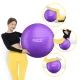 Гимнастический мяч 4FIZJO Reh Ball 75 см с насосом, фиолетовый