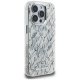 Karl Lagerfeld iPhone 16 Pro Max Case IML Karl Script Pattern MagSafe, White