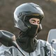 Wozinsky WKM-03B sejas maska, balaklāva motociklam, velosipēdam, ziemai - melna