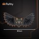 Ruhhy 00026126 Hanging Bat, Halloween Decoration, 60 cm, Black