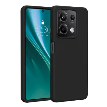 Etteri Silicone silikona vāciņš Xiaomi Redmi Note 13 5G, melns