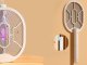 Electric Fly Swatter with UV Light, Foldable, 5W