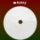 Коврик под новогоднюю елку Ruhhy, 150 см, белый