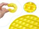 Antistresa Taktīlā Attīstoša Rotaļlieta Spēle Push \"Pop it\" Bubble Fidget, Dzeltens